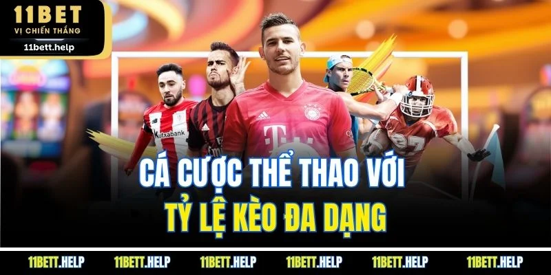 Cá cược thể thao với tỷ lệ kèo đa dạng