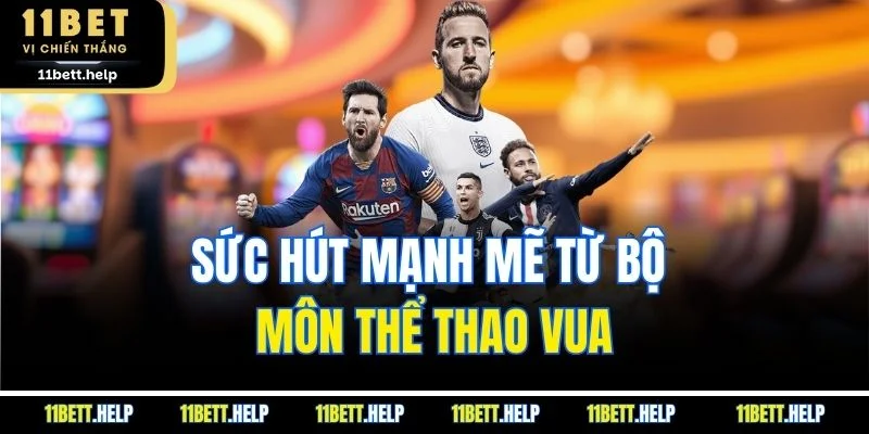 Sức hút mạnh mẽ từ bộ môn thể thao vua